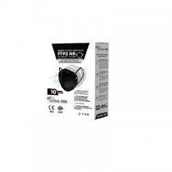 PROACTIVE-TEX Μάσκα FFP2 NR Υψηλής Προστασίας Μαύρη - Συσκευασία 10 τεμαχίων