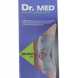 DR. MED Επιγονατίδα Με Οπή & Μπανέλες DR-K035 OA Αριστερό