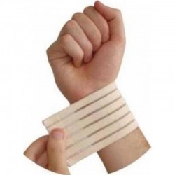 FORTUNA Ελαστικό Περικάρπιο με Δέσιμο Wrist wrap Μπεζ FT685 one size