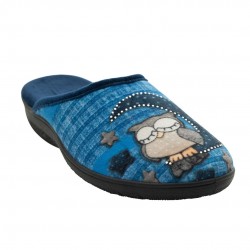 SaveYourFeet Γυναικεία ανατομική παντόφλα 3028 μπλε