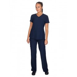 Ιατρική Στολή Γυναικεία Μπλούζα - Παντελόνι (Σετ) Stretch Σκούρο Μπλε