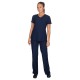Ιατρική Στολή Γυναικεία Μπλούζα - Παντελόνι (Σετ) Stretch Σκούρο Μπλε