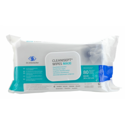 Cleanisept Wipes maxi 20x22cm Μαντηλάκια για ταχεία απολύμανση μεγάλων επιφανειών - 100 τεμάχια