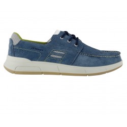 Grisport Ανδρικό ανατομικό δερμάτινο παπούτσι casual 44601 Μπλε