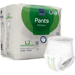 Abena Pants Premium Εσώρουχο ακράτειας Νύχτας L2 - 6 x 15 τεμάχια 1000021326 (κιβώτιο)