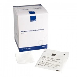 Abena Επιθέματα Non woven Αποστειρωμένα 4ply 5x5cm 7012 - 50 x 2 τεμάχια