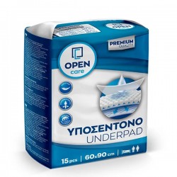 Open Care Premium Υποσέντονα 60X90 60 gr - Συσκευασία 15 τεμαχίων