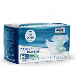 Open Care Πάνα ενηλίκων Super Medium - 30 τεμάχια