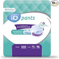 ID Pants Maxi Εσώρουχα Ακράτειας ενηλίκων 10 ώρες XLarge - 10 τεμάχια