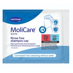 Hartmann Molicare Skin Προεμποτισμένο σκουφάκι λουσίματος χωρίς χρήση νερού 995077