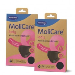 MoliCare Επαναπλενόμενο Απορροφητικό εσώρουχο Lady 16630 Μαύρο