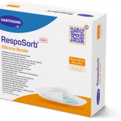 Hartmann Resposorb Silicone Border Αυτοκόλλητα Επιθέματα Κατακλίσεων 12.5x12.5 cm 1 τεμάχιo