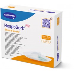 Hartmann Resposorb Silicone Border Αυτοκόλλητα Επιθέματα Κατακλίσεων 12.5x12.5 cm 1 τεμάχιo