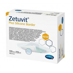 Hartmann Zetuvit Plus Silicone Border Επιθέματα Κατακλίσεων 12.5x12.5 cm 10 τεμάχια