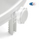 Ανυψωτικό τουαλέτας Medinext Basic 15 cm με πλαϊνούς σφιγκτήρες Ανυψωτικό τουαλέτας Medinext Basic 15 cm με πλαϊνούς σφιγκτήρες