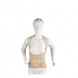 Medical Brace Νάρθηκας TAYLOR Ραχεο-Οσφυϊκός Υφασμάτινος MB/1301 μπεζ