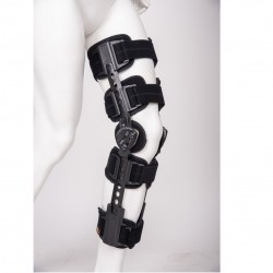 Medical Brace Τηλεσκοπικός Μηροκνημικός Νάρθηκας Λειτουργικός με Γωνιόμετρο MB.9011 one size