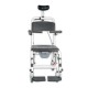 MOBIAK Αμαξίδιο με Δοχείο AQUA-RECLINING 43 cm 0805498 άσπρο/μαύρο MOBIAK Αμαξίδιο με Δοχείο AQUA-RECLINING 43 cm 0805498 άσπρο/μαύρο
