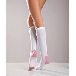 Sanyleg Αντιθρομβωτικές Κάλτσες κάτω γόνατος 18-20mmHG H62 Λευκό