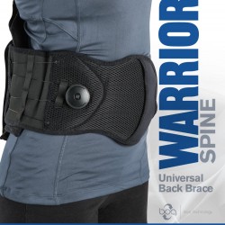 DeRoyal Κηδεμόνας LSO (ΟΜΣΣ) Warrior Spine με Boa Closure System 0811207 Μαύρο One Size 