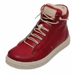 Safe Step Γυναικείο ανατομικό δερμάτινο μποτάκι PH4936 Blood