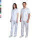 Ιατρική Στολή Μπλούζα - Παντελόνι (Σετ) Unisex Λευκό Ιατρική Στολή Μπλούζα - Παντελόνι (Σετ) Unisex Λευκό