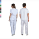 Ιατρική Στολή Μπλούζα - Παντελόνι (Σετ) Unisex Λευκό Ιατρική Στολή Μπλούζα - Παντελόνι (Σετ) Unisex Λευκό