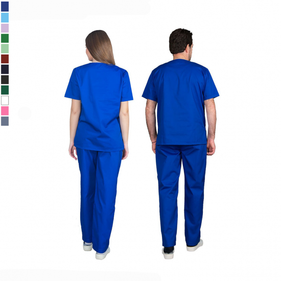 Ιατρική Στολή Μπλούζα - Παντελόνι (Σετ) Unisex Μπλέ Ιατρική Στολή Μπλούζα - Παντελόνι (Σετ) Unisex Μπλέ