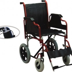 Alfa Care Αμαξίδιο Μεταφοράς Standard με Φρένα Συνοδού  AC-42Φ