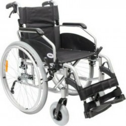 MOBIAK Αναπηρικό Αμαξίδιο ALU IV Lion 24'' QR 43 cm 0810805 Μαύρο