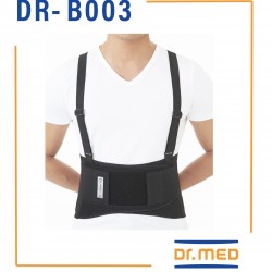 Dr. Med Ελαστική Ζώνη oσφύος εργασίας DR-B003 Μαύρο
