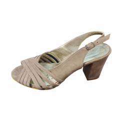 Emanuele Γυναικεία Πέδιλα 3413 Mink Suede