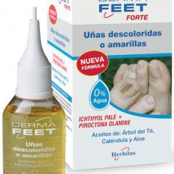 Derma Feet Υγρό για αποχρωματισμένα νύχια - Φιαλίδιο 50ml HF 6036