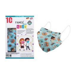 Famex Kids FFP2 Παιδική Μάσκα Προστασίας - Συσκευασία 1 τμχ Πειρατές 