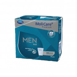 Hartmann Molicare Premium Men Pad Επίθεμα ελαφράς ακράτειας για άντρες 2 Drops 14 τεμάχια 168600