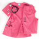 Ιατρική Στολή Γυναικεία Μπλούζα - Παντελόνι (Σετ) Ροζ