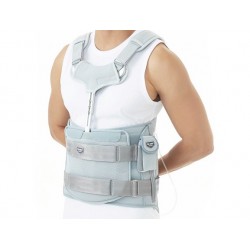 Medical Brace Σπονδυλικό σύστημα οσφύος (T-BAR) με αέρα DR-B029 γκρι