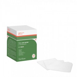 Soft care Επιθέματα γάζας non woven 4ply μη αποστειρωμένα 10cm x 10cm - 100 τεμάχια