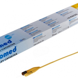 Romed Καθετήρας Folley latex με επικάλυψη σιλικόνης 2 way 14ch/10ml (1 τεμάχιο)