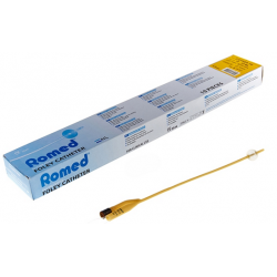 Romed Καθετήρας Folley latex με επικάλυψη σιλικόνης 2 way 18ch/10ml (1 τεμάχιο)