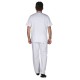 Ιατρική Στολή Μπλούζα - Παντελόνι (Σετ) Unisex Λευκό