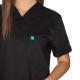 Ιατρική Στολή Μπλούζα - Παντελόνι (Σετ) Unisex Μαύρο