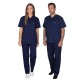 Ιατρική Στολή Μπλούζα - Παντελόνι (Σετ) Unisex Σκούρο Μπλε
