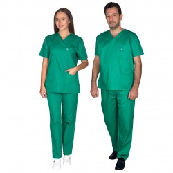 Ιατρική Στολή Μπλούζα - Παντελόνι (Σετ) Unisex  Ανοιχτό Πράσινο 