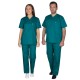 Ιατρική Στολή Μπλούζα - Παντελόνι (Σετ) Unisex Σκούρο Πράσινο