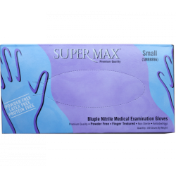 SUPERMAX Γάντια νιτριλίου μπλε SM98896 - 100 τεμάχια