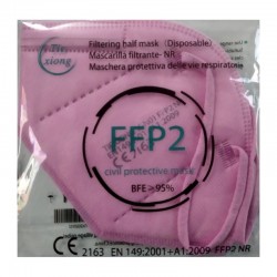 TIEXIONG FFP2 KN95 Μάσκα προστασίας χωρίς βαλβίδα (OPEN CARE 1257) - ροζ (τεμάχιο 1)