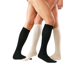 Sanyleg Βαμβακερές Κάλτσες Unisex "Cotton Socks" P22 mm/Hg 15-21 Μαύρο
