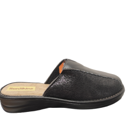 Sunshine Γυναικεία Ανατομική Παντόφλα Μαύρη 1098