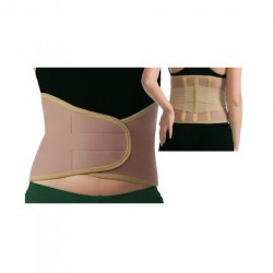 Alfacare Ζώνη οσφύος neoprene με μπανέλες AC-1066Β One size Μπεζ